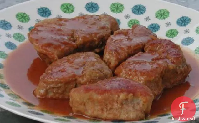 Braciole di maiale saporite