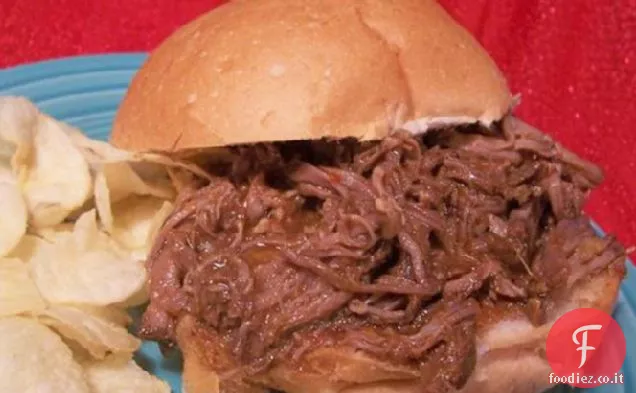 Zesty Barbecue Panini di manzo