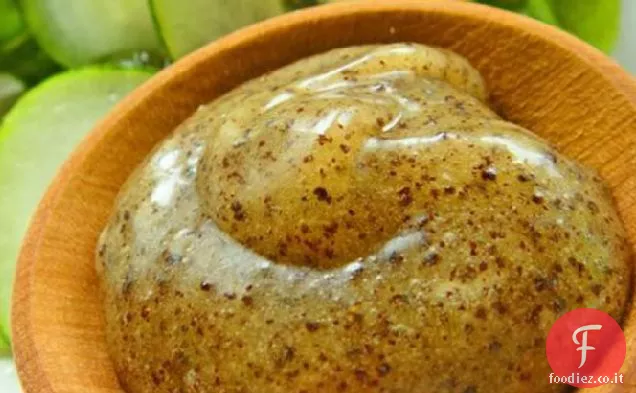 Condimento di semi di limone e papavero
