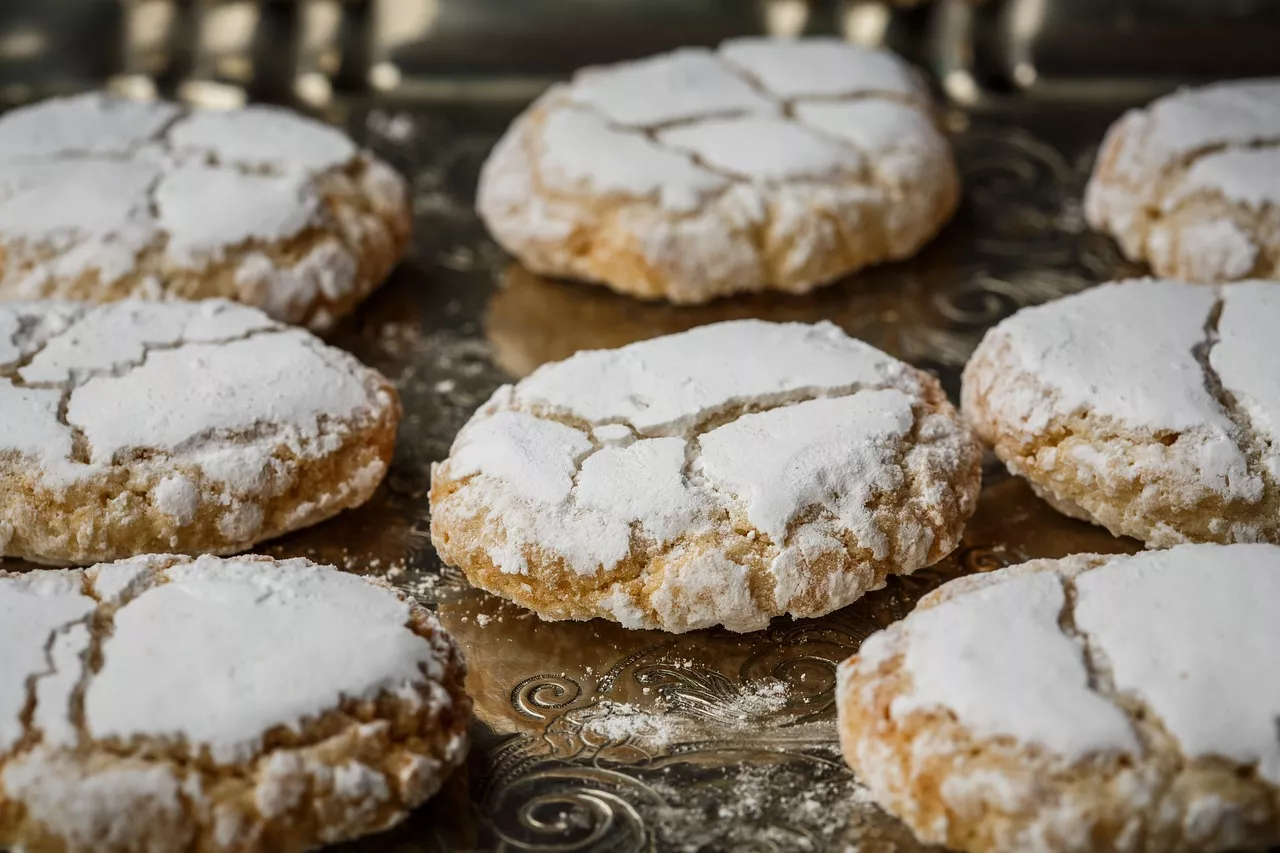 Biscotti di semi di sesamo italiani